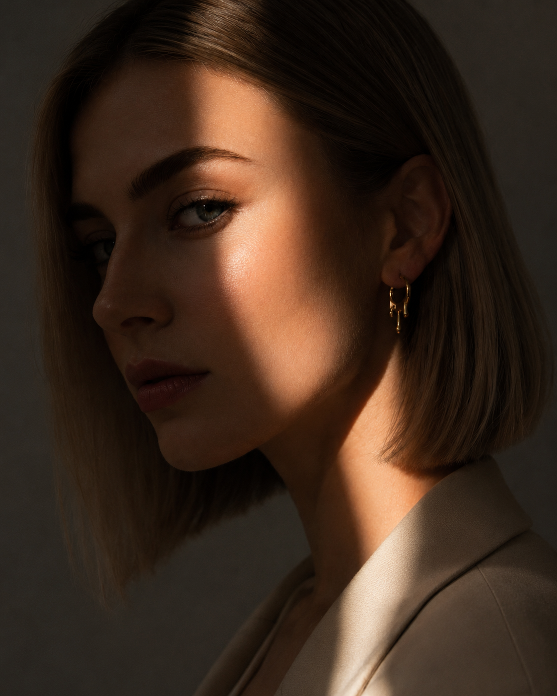 Personalized Molten Drip Statement · 18K Gold Plated