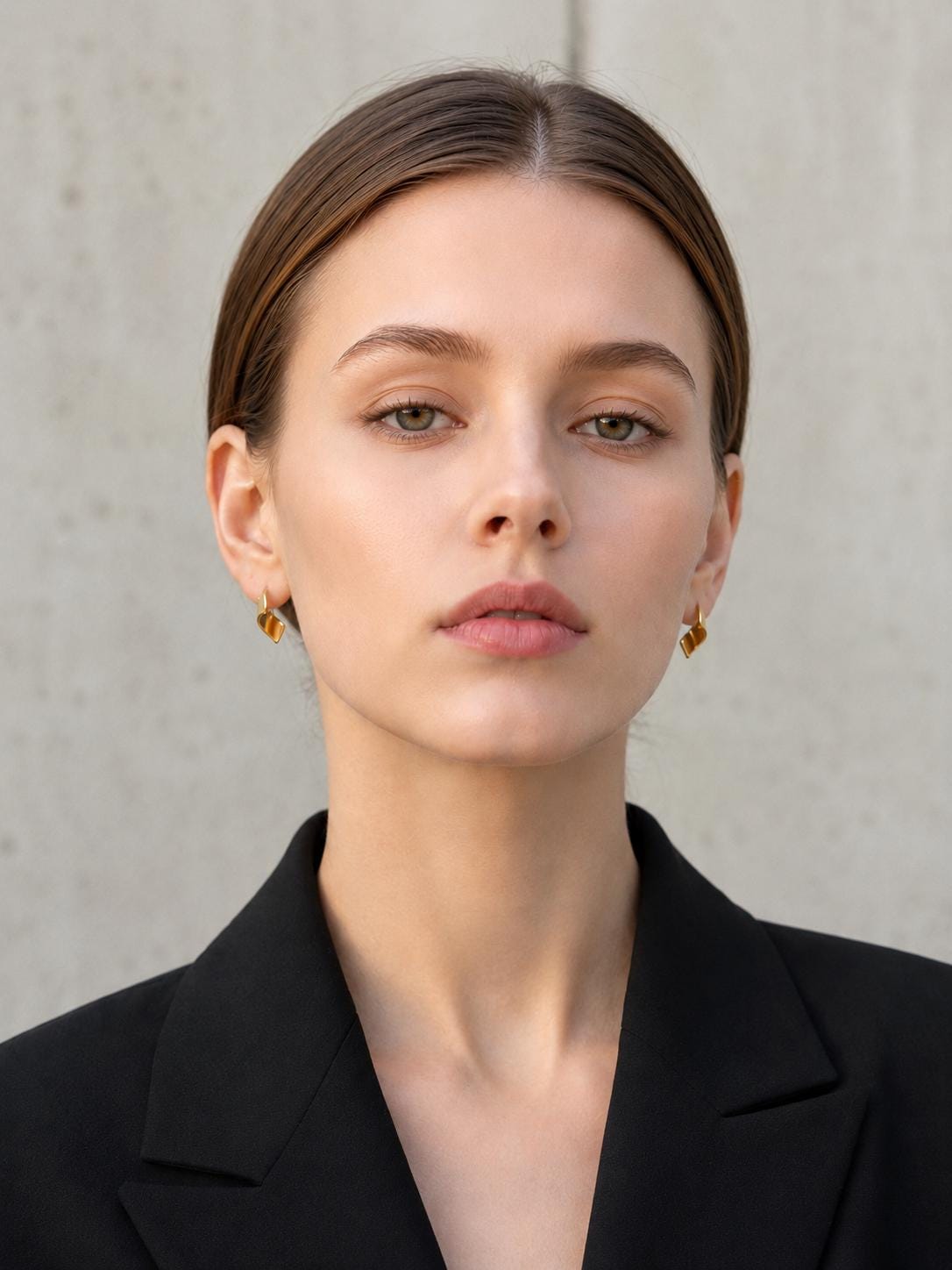 Personalized Twisted Petal Studs · 18K Gold Plated