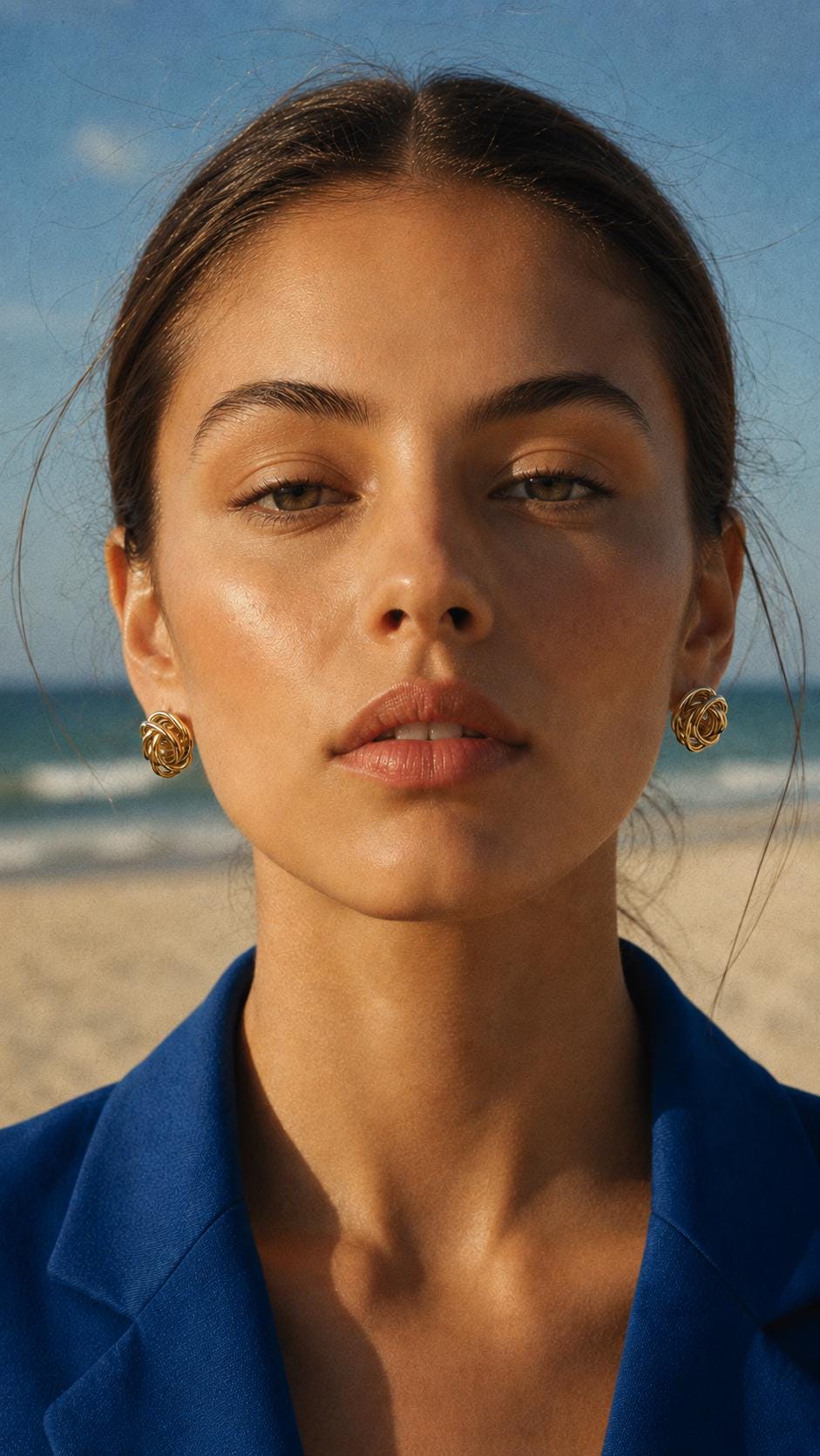 Personalized Twisted Knot Studs · 18K Gold Plated